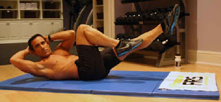 Olahraga otot perut berbaring