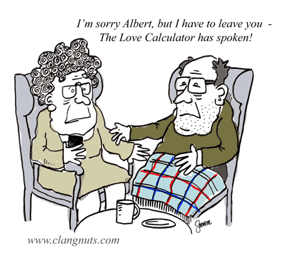 In Love Cartoon. Love Calculator Cartoon.