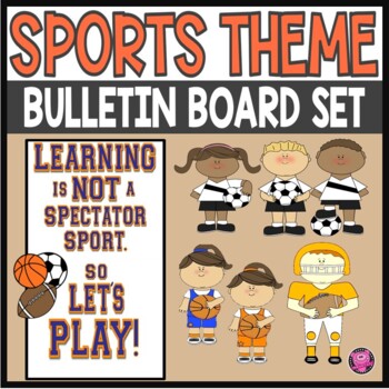 This sports-themed bulletin board set is a must-have for any classroom or gym teacher. Encourage your students to be active participants in your sports theme classroom with these fun and motivational posters.