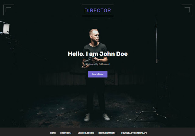 Director Blogger Theme- Sora