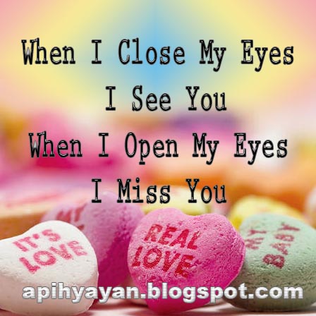 When I Close My Eyes I See You - Apihyayan Blog