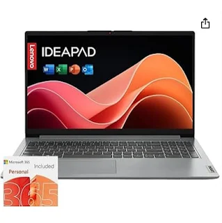 Amazon - Lenovo IdeaPad 1i Laptop (15", 12GB RAM, 256GB SSD) – $299.99 (Save $100) + Free Shipping