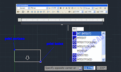 AutoCAD Perintah MText