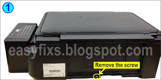 How to replace the waste ink pad on the Epson L555 - 01