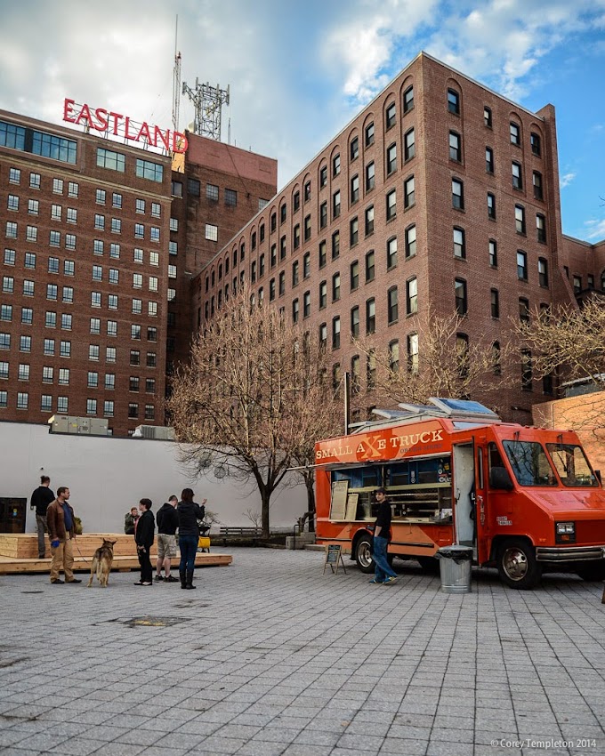 Small Axe Food Truck in Congress Square Portland, Maine Dining May 2014 Photo by Corey Templeton