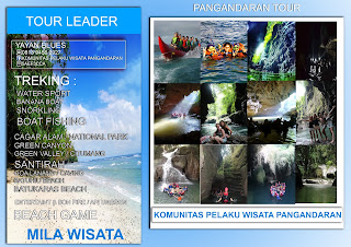 contoh desain pamflet untuk promosi tempat wisata/hotel