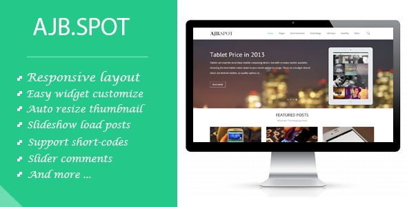 Free Premium Ajbspot Responsive Multi-Purpose Blogger Template v1.0 Free Download - Themeforest Download AjbSpot Blogger Template Free v Free Premium Ajbspot Responsive Multi-Purpose Blogger Template v1.0 Free Download - Themeforest