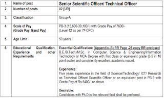 Computer Science and Engineering Information Technology Civil Electrical Engineering BE BTech MSc MCA Jobs in NIT Hamirpur