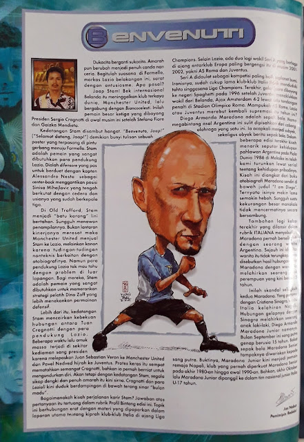 CARICATURE JAAP STAM OF LAZIO