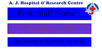 Staff nurse vacancy in mangalore - AJ Hospital