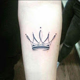 Tattoos That Say Blessed With A Crown