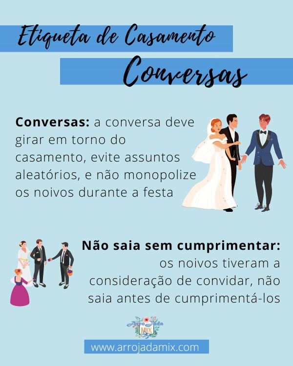 Etiqueta Básica - O Que Não Fazer em Um Casamento