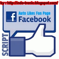 Script autolike facebook fanspage untuk blog