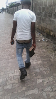 a christian youth sagging holding bible