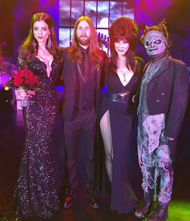 LeeAnna Vamp with Fiend, Elvira and Knott's Scary Farm creature