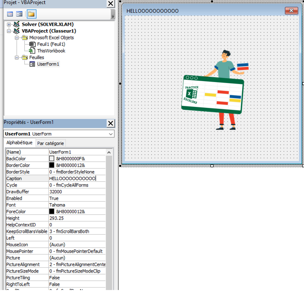 أساسيات VBA إكسل : كيفية اضافة واجهة المستخدم أو UserForm في VBA