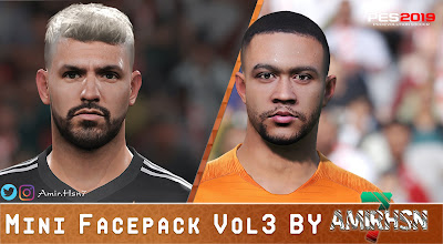 PES 2019 Mini Facepack Vol 3 by Amir.Hsn7