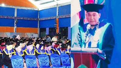  Orasi Ilmiah di Acara Wisuda ke XX STIE Bima, Dosen Senior Ini Paparkan Kiat Menghadapi Guncangan Inflasi