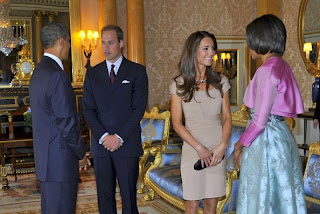 Kate Middleton Meets Michelle Obama 