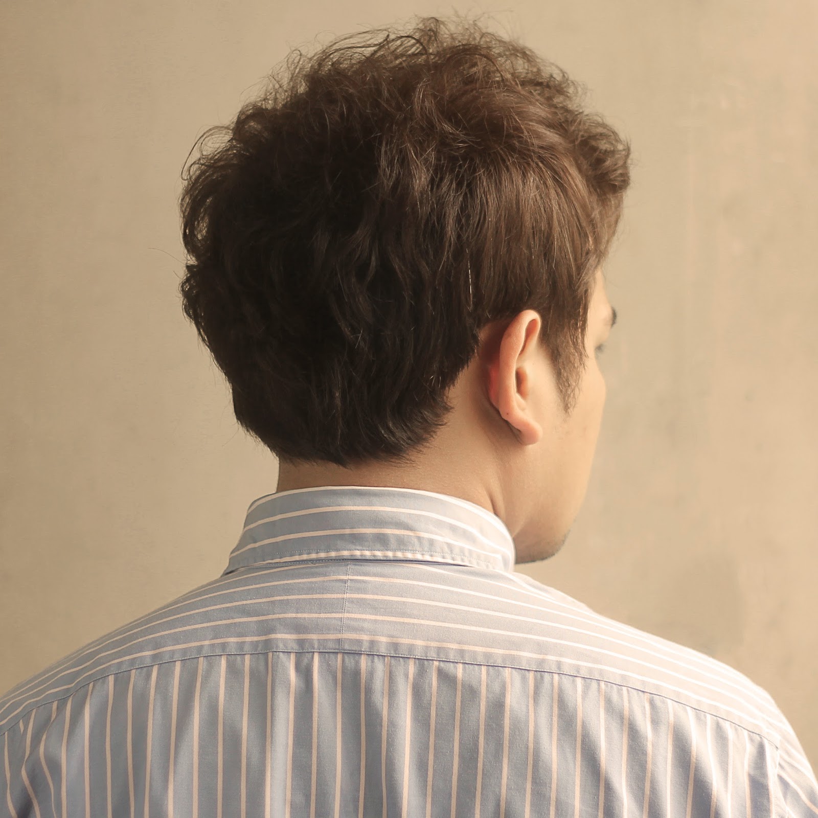 Back Of Head Men Haircut Korean hairstyle: back-side