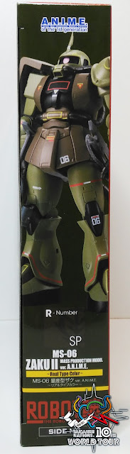 SIDE MS MS-06 ZAKU II Mass production model ver. ANIME Real type color ~ Tamashii World Tour ~ - Tamashii Nations