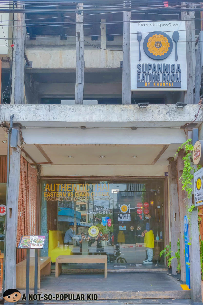 Entrance of Supanigga Eating Room in Thailand