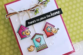 Sunny Studio Stamps: A Bird's Life No Place Like Home Card by Eloise Blue