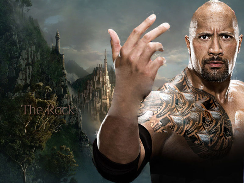 ALL SPORTS PLAYERS: Wwe The Rock New HD Wallpapers 2013