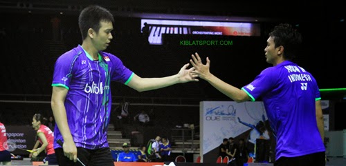 Ahsan/Hendra Gagal Ke Final Singapura Open Super Series 2015