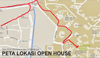 Peta Lokasi Open House dari Gebang Lor dan Kertajaya