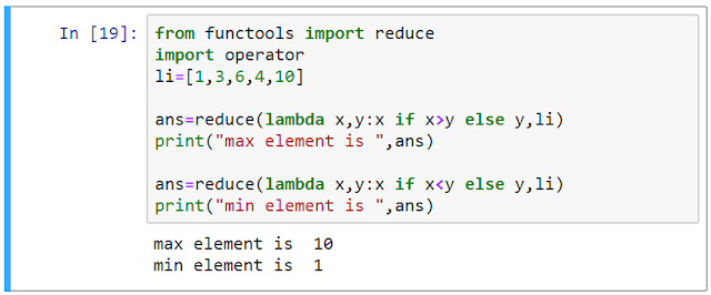reduce() in python