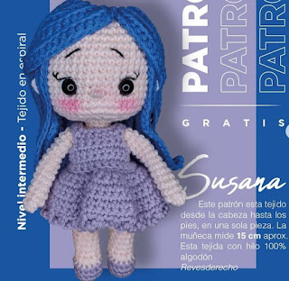 PATRON GRATIS MUÑECA AMIGURUMI 56231