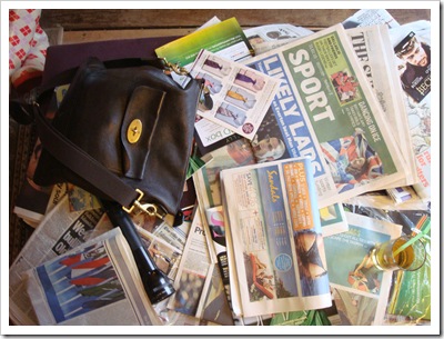 Sunday papers