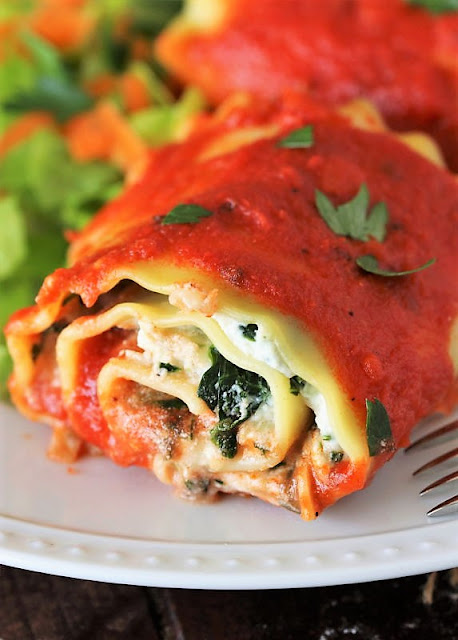 Lasagna Roll-Ups with Spinach Image