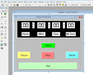 visual basic stopwatch program