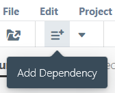 'Add Dependency' button