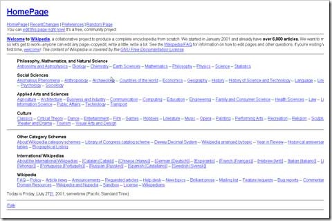 wikipedia first look