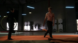 Justin Hartley Shirtless on Smallville s9e10