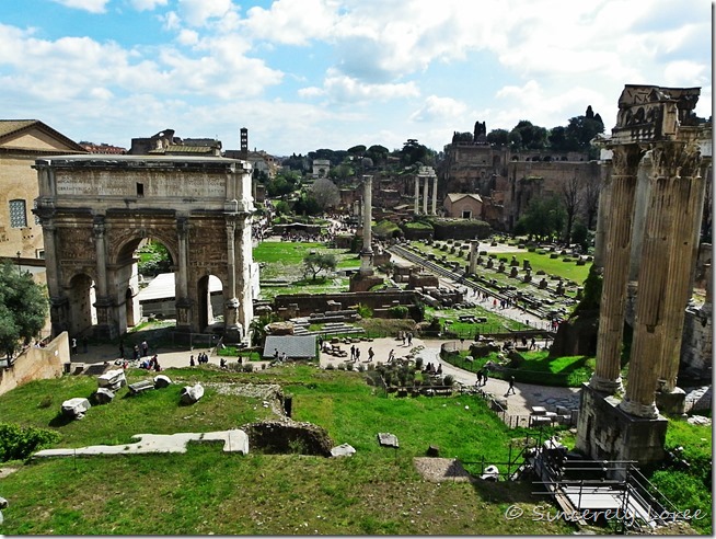Roman Forum from Capitoline Hill