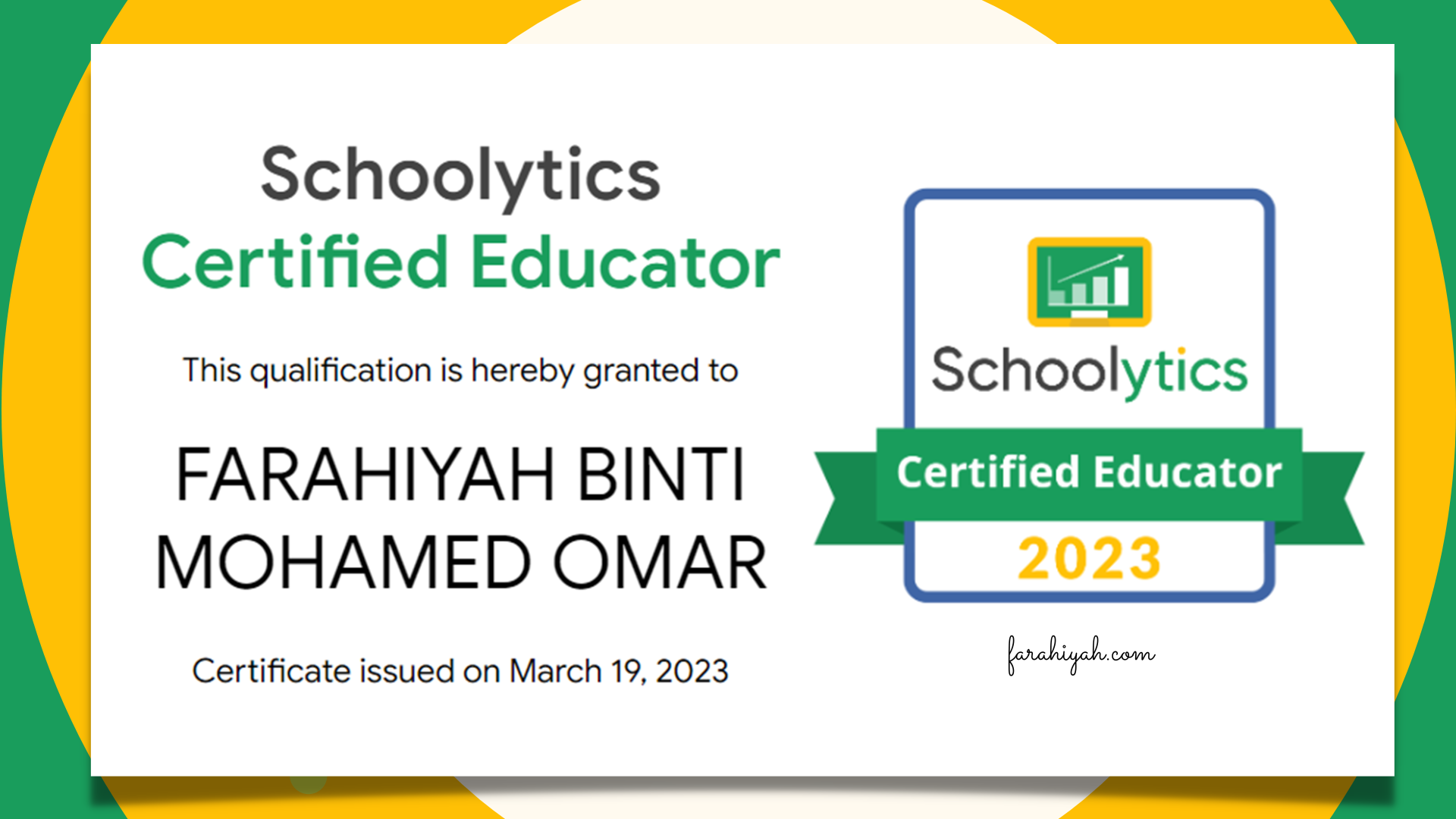 Schoolytics Certified Educator