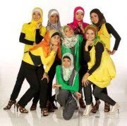 Foto Sunni GirlBand Berjilbab Terbaru