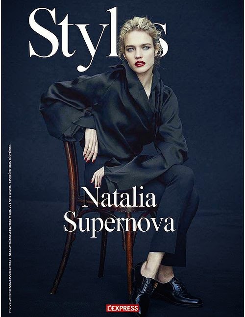 L'Express Styles May 6, 2015 Natalia Vodianova by Matthew Brookes