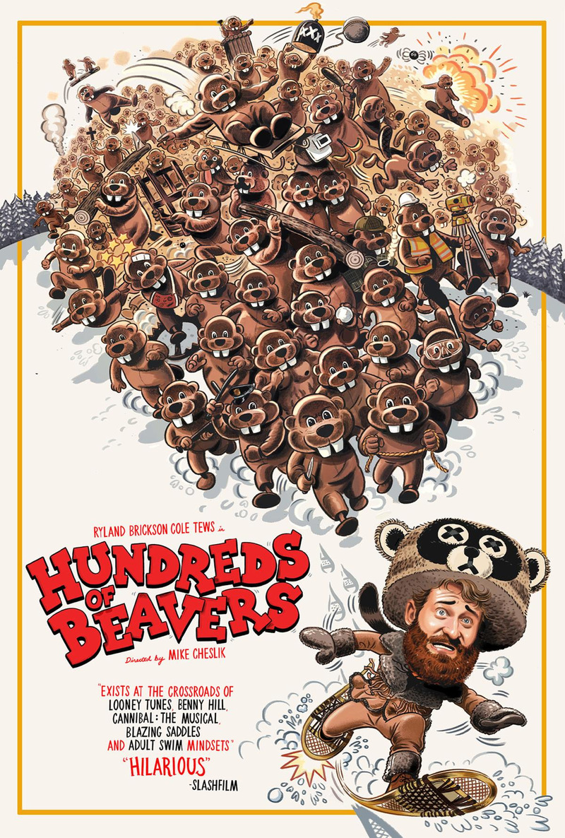 HUNDREDS OF BEAVERS poster