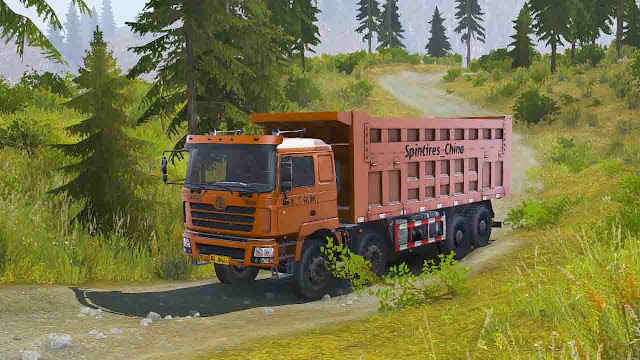 Mod Dump Truck Shaanxi F3000 (8X4) Spintires Mudrunner