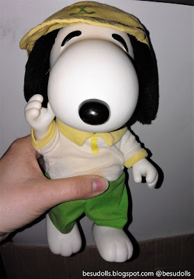 Kolekcja figurek z bajek: vintage Snoopy i pluszowy Artemis