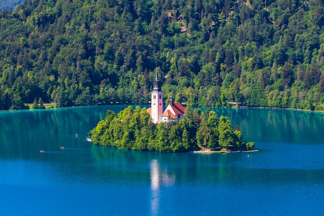 Castello di Bled (Blejski grad)-Lago di Bled-Slovenia