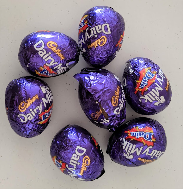 Cadbury's Daim mini eggs