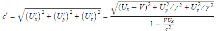 transforming speed of light