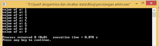 Contoh Program While
