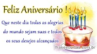 Frases de Parabéns e Feliz Aniversário